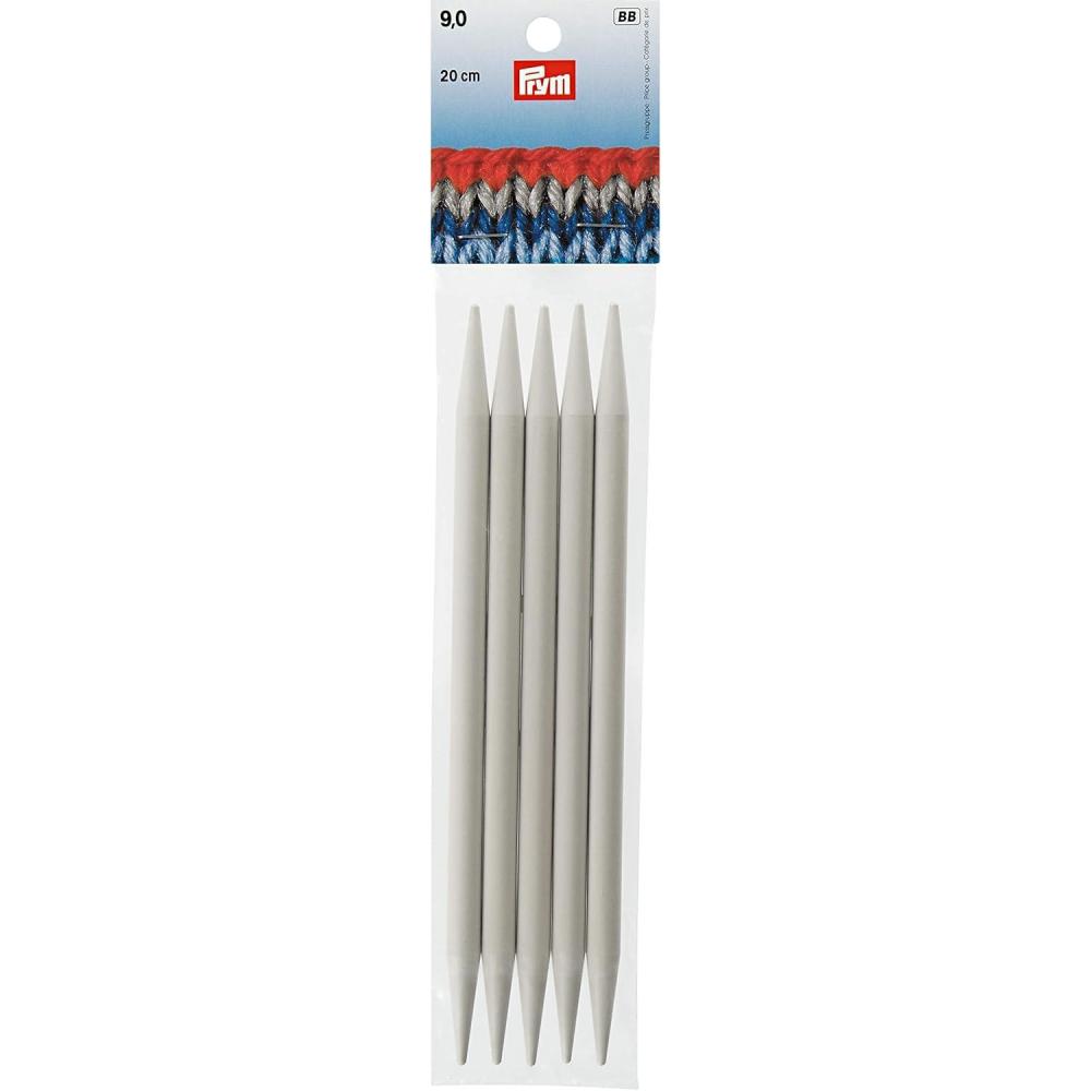 imagePrym 8 Double Point Plastic Knitting Needles 8mmUS 13 9 mm