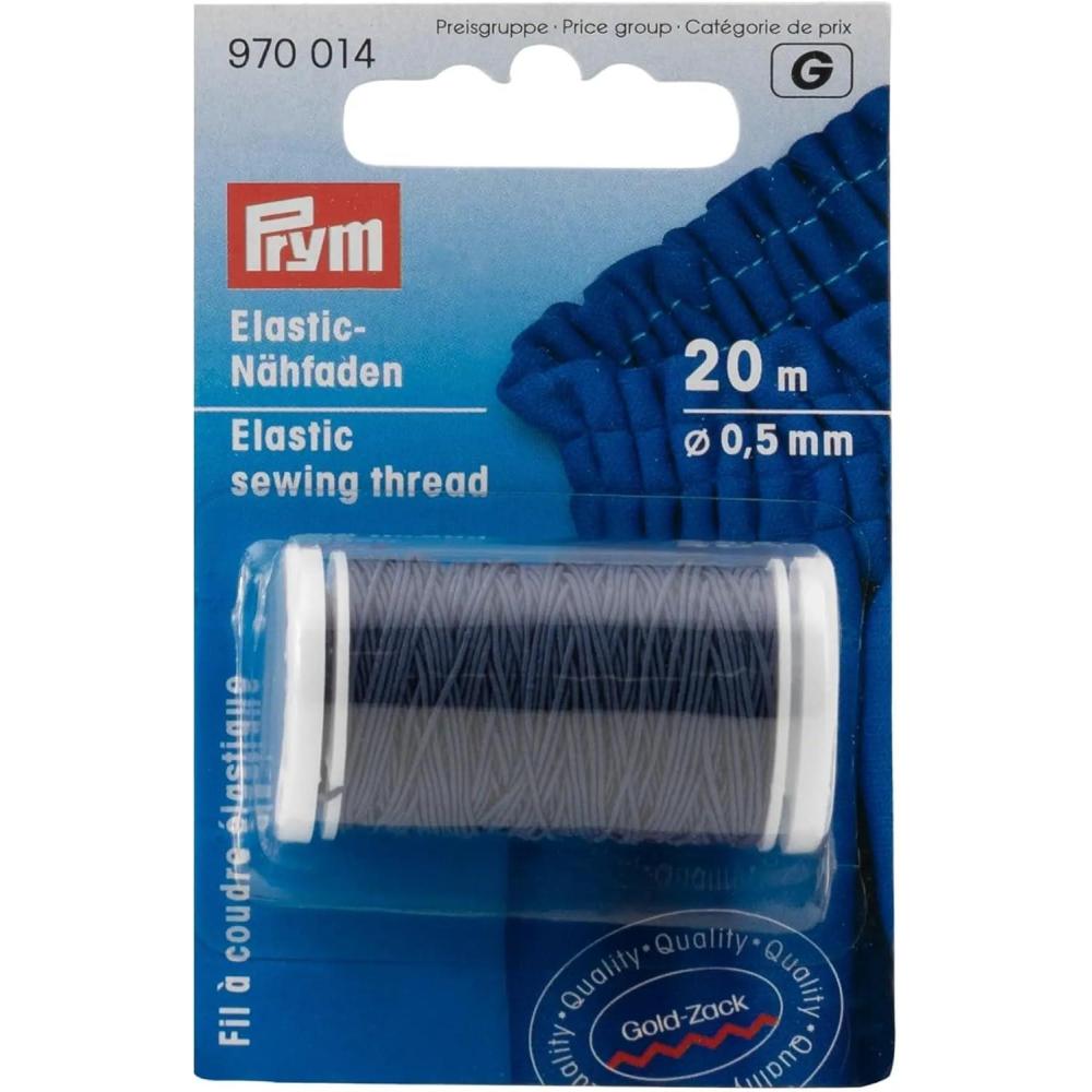 imagePrym Elastic Sewing Thread Navy Blue 22 YD 20 M