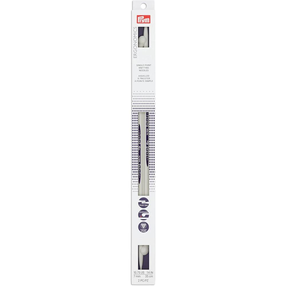 imagePrym Ergonomics 14Inch SinglePoint Knitting Needle Size 4 2Pack7 Mm
