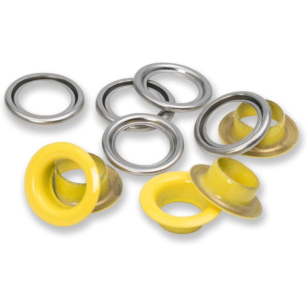 imagePrym Eyelets with washers 11 mm Navy Blue 20pcYellow