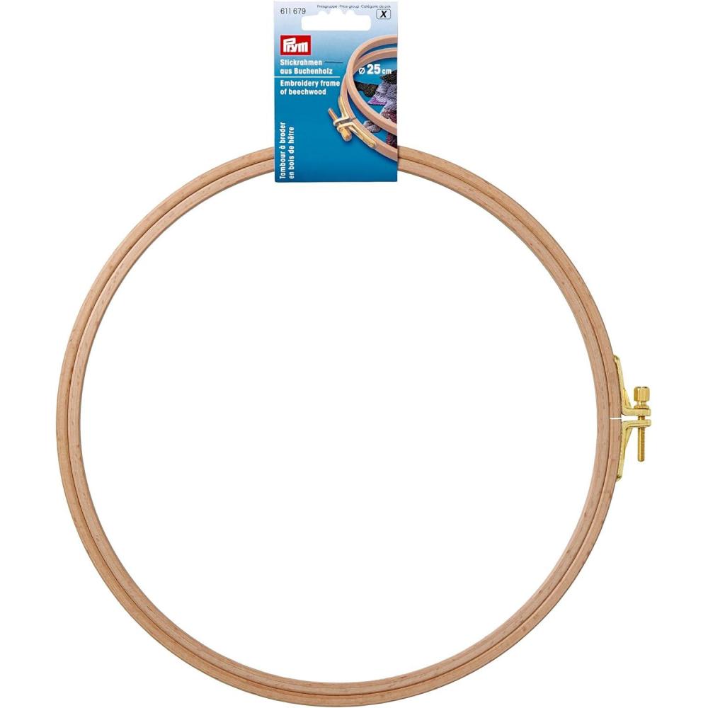 imagePrym Frame Beechwood 16cm Embroidery Hoop Beige08x25cm
