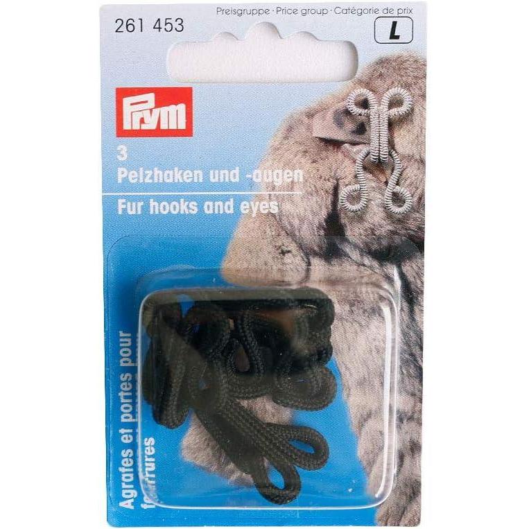 imagePrym Fur Hooks amp Eyes Black 3 PCBlack