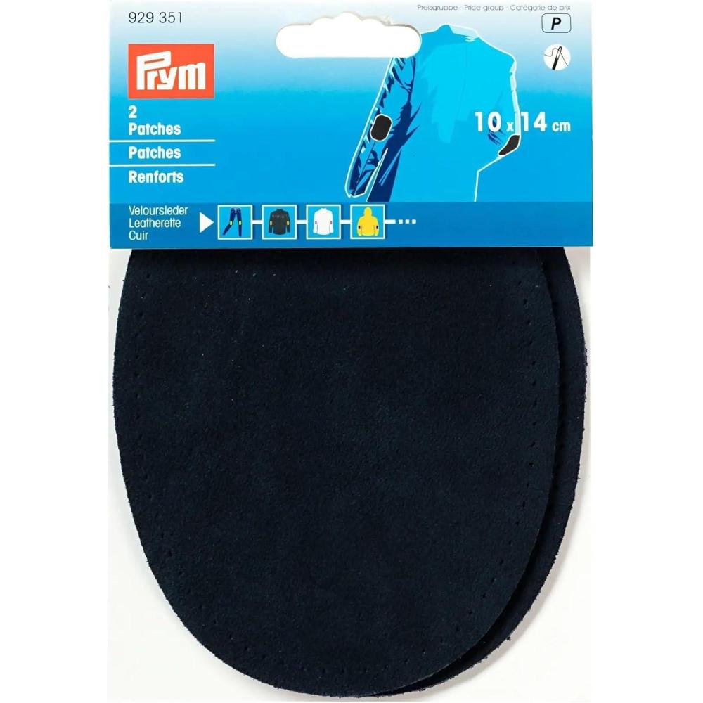 imagePrym Patches Leather Elbow Navy Blue