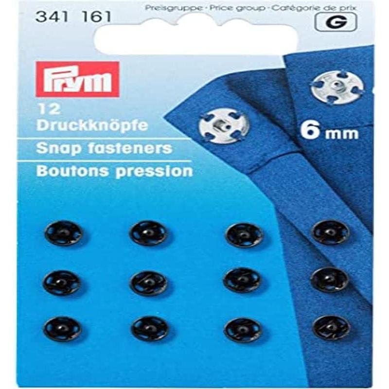 imagePrym Snap Fasteners 30mm Antique BrassBlack