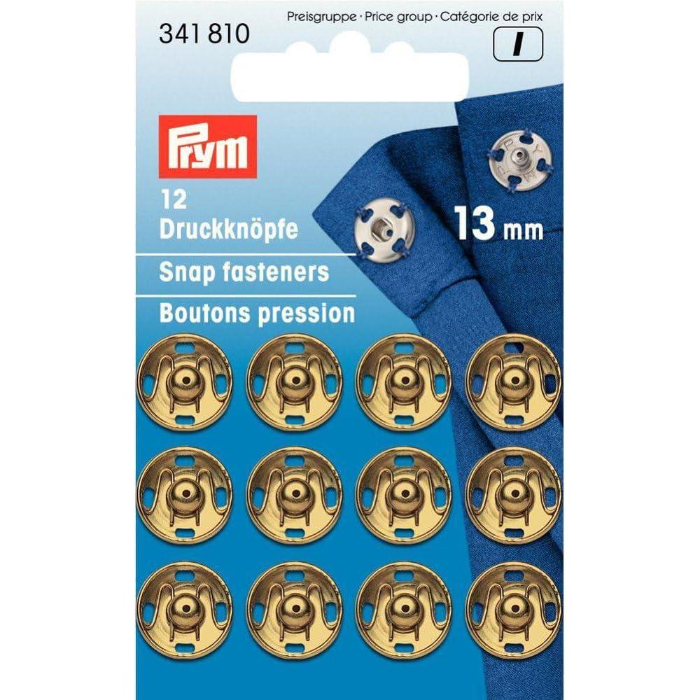 imagePrym Snap Fasteners 30mm Antique BrassGold