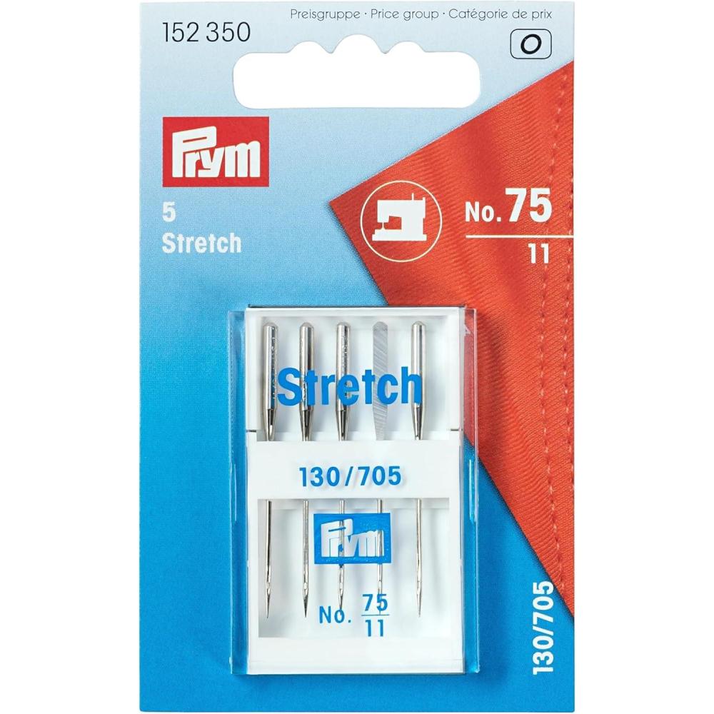 imagePrym Stretch Sewing Machine Needles Sizes 1114 No 7590 5 pcSize 75