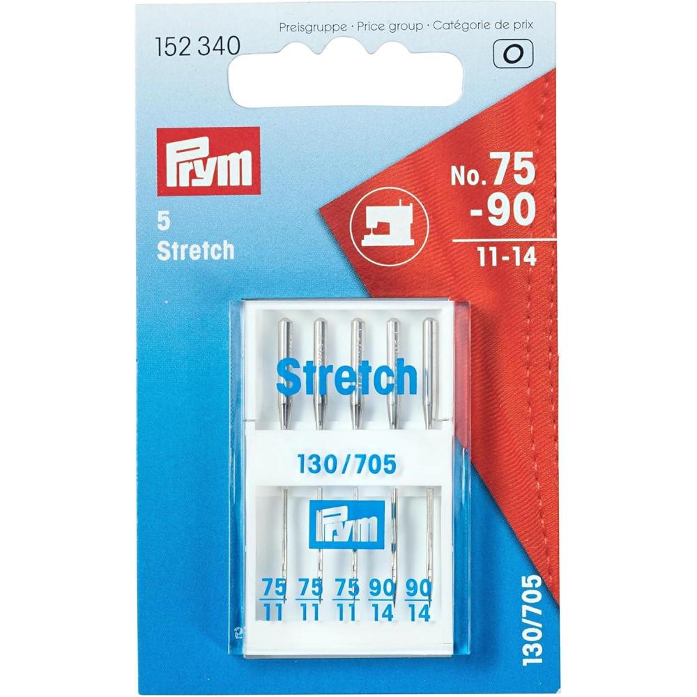 imagePrym Stretch Sewing Machine Needles Sizes 1114 No 7590 5 pcSize 7590
