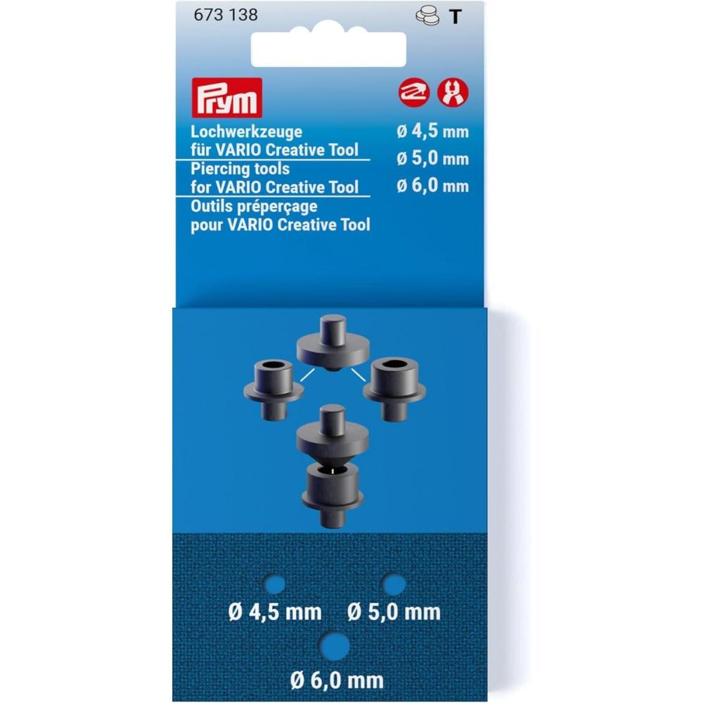 imagePrym Vario Creative Inlays 10pc Fastener Tool Purple 10 CountDedicated punch 018024 inches 4556 mm
