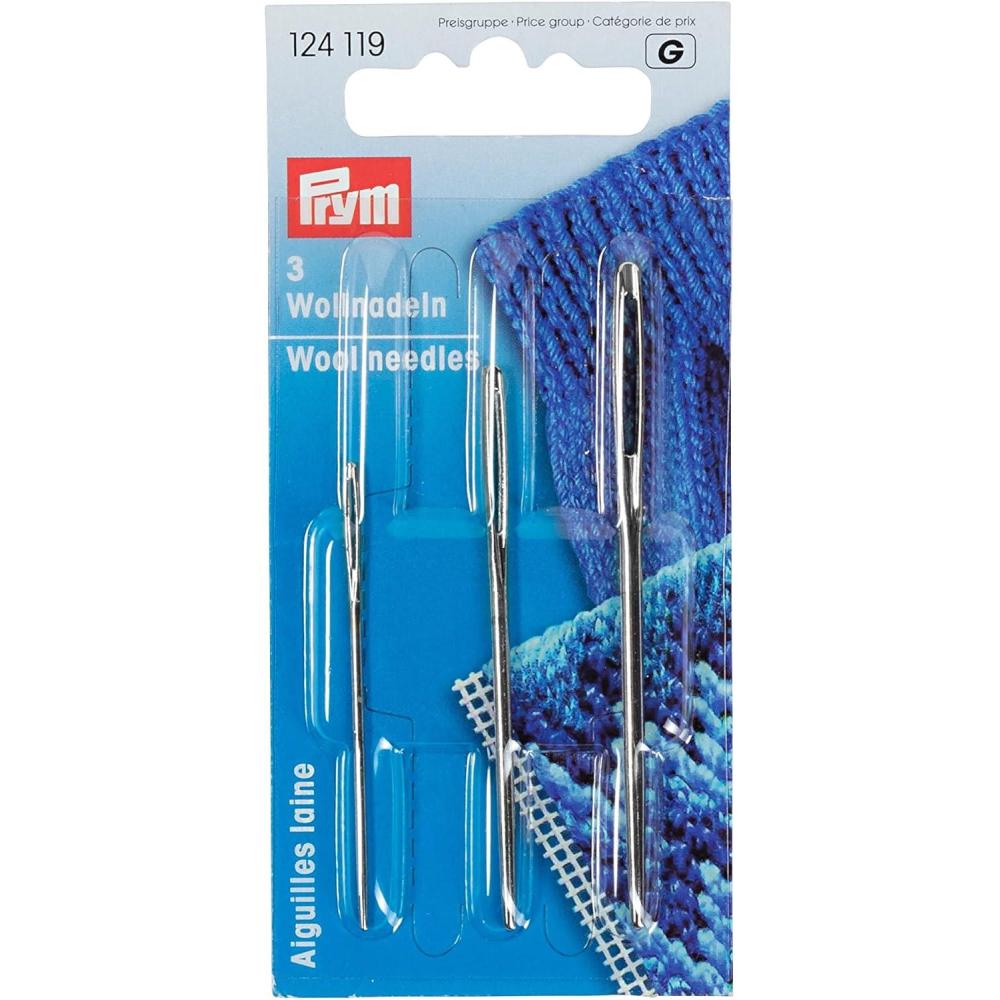 imagePrym Wool Needles Assorted 3 pcSilver