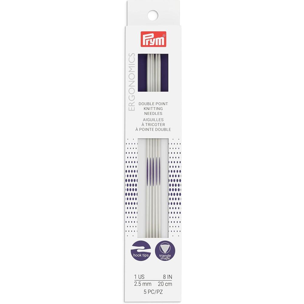 imagePyrm Ergonomics 8Inch DoublePoint Knitting Needle Size 11 5PackSize 1