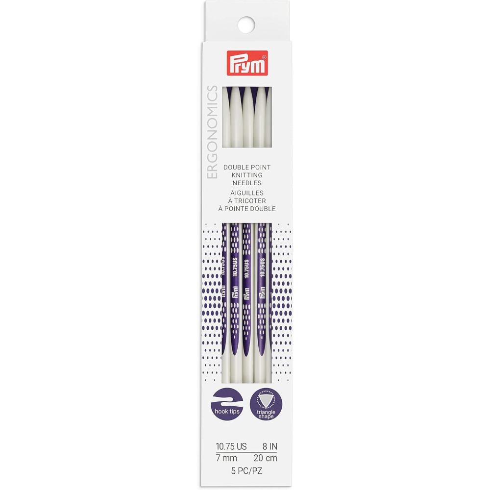 imagePyrm Ergonomics 8Inch DoublePoint Knitting Needle Size 11 5PackSize 1075