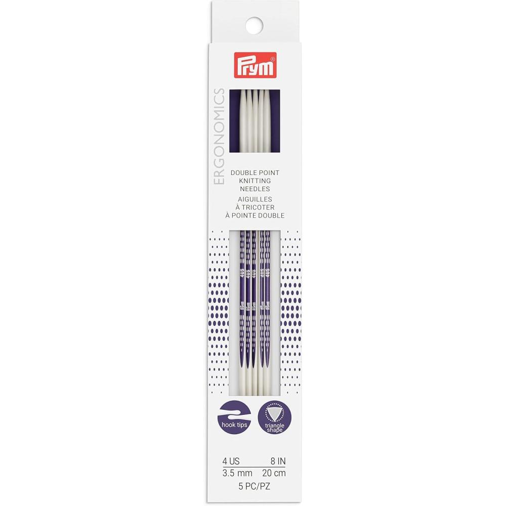 imagePyrm Ergonomics 8Inch DoublePoint Knitting Needle Size 11 5PackSize 4