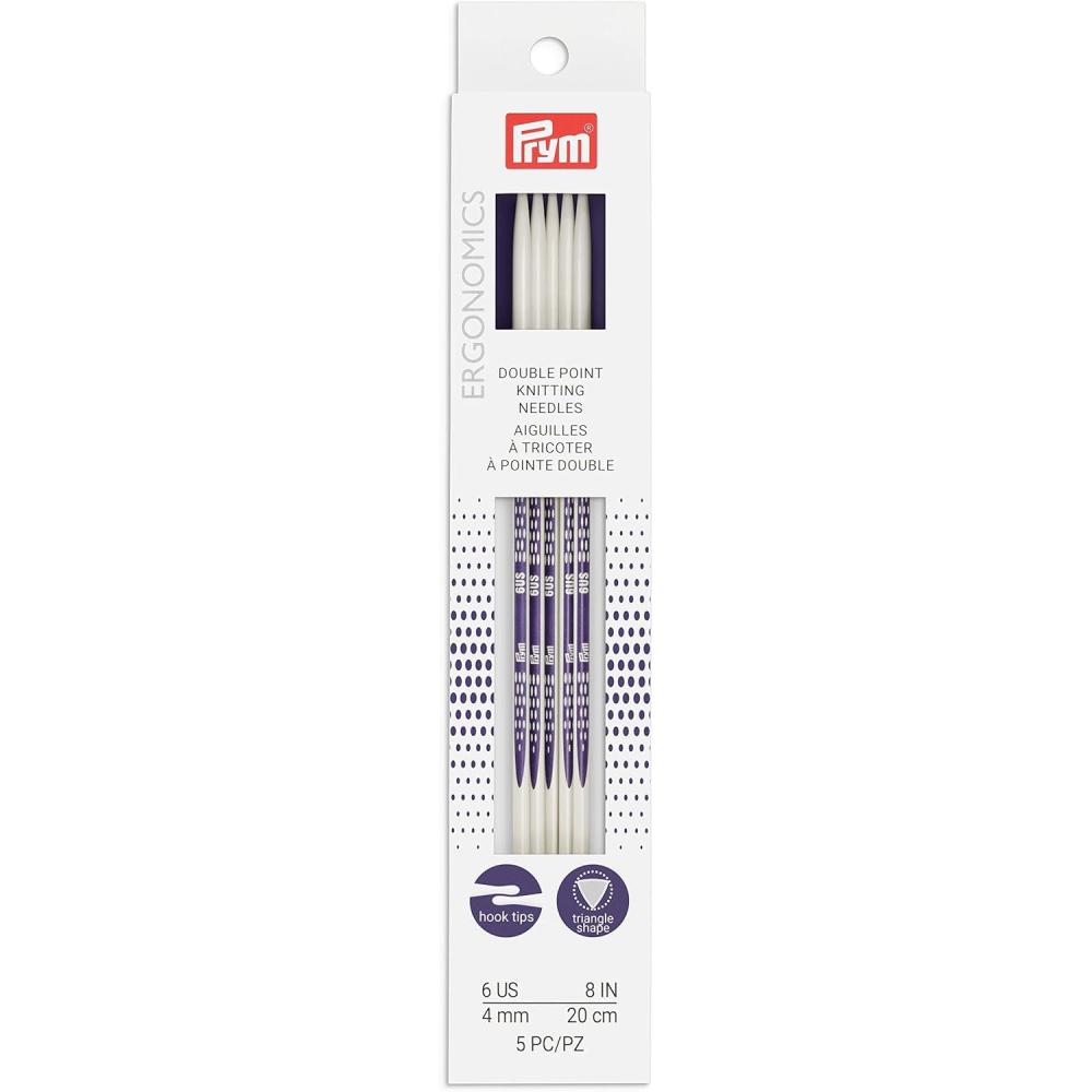 imagePyrm Ergonomics 8Inch DoublePoint Knitting Needle Size 11 5PackSize 6