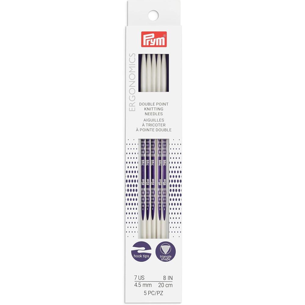 imagePyrm Ergonomics 8Inch DoublePoint Knitting Needle Size 11 5PackSize 7