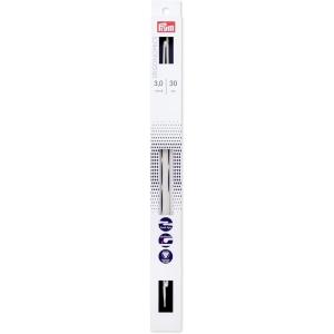 Prym 12″ Ergonomic Single Point Knitting Needles, US 11 (8mm)(US 2.5 (3 mm))