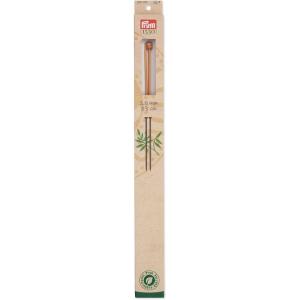 Prym 13″ Single Point Knitting Needles, Bamboo, US 10 (6mm)(US 1.5 (2.5 mm))