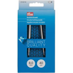 Prym 16″ Circular Brass Knitting Needles, 12mm(US 11 (8 mm))