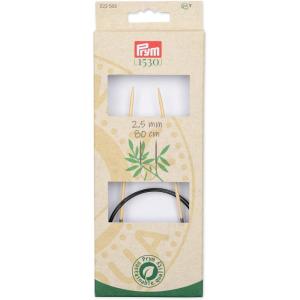 Prym 16″ Circular Knitting Needles, Bamboo, US 6 (4mm)(32″ (80 cm))