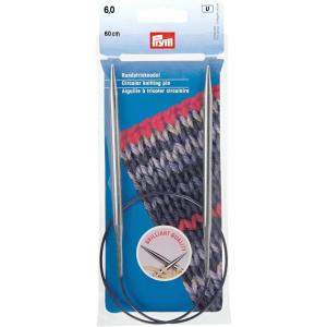 Prym 24″ Circular Brass Knitting Needles, 4mm(6mm)
