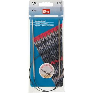 Prym 24″ Circular Brass Knitting Needles, 4mm(US 4 (3.5 mm))