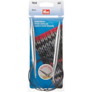 Prym 32″ Circular Brass Knitting Needles, 3.5mm(10mm)