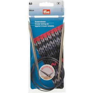 Prym 40″ Circular Brass Knitting Needles, 5.5mm(US 10 (6 mm))