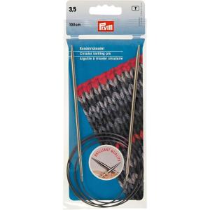 Prym 40″ Circular Brass Knitting Needles, 5.5mm(US 4 (3.5 mm))