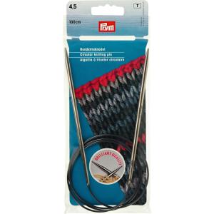 Prym 40″ Circular Brass Knitting Needles, 5.5mm(Us 7 (4.5 Mm))