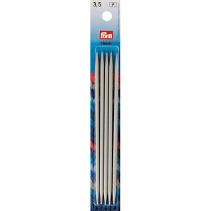 Prym 6″ Double Point Aluminum Knitting Needles, 3mm(US 4 (3.5 mm))