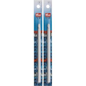 Prym 6″ Plastic Crochet Hook, 6mm(1 Count (Pack of 2))