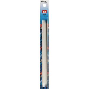 Prym 8″ Double Point Aluminum Knitting Needles, 2mm(US 2.5 (3 mm))