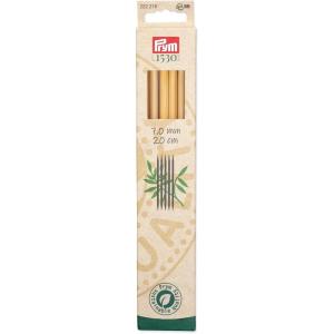 Prym 8″ Double Point Knitting Needles, Bamboo, US 13 (9mm)(7 mm)