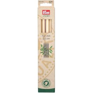 Prym 8″ Double Point Knitting Needles, Bamboo, US 13 (9mm)(US 13 (9 mm))