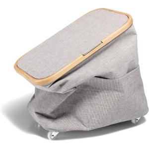 Prym Canvas & Multi faltbar grau Box Canvas & Bamboo, 38 x 26 x 37 cm, Grey