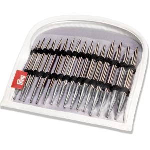 Prym Circular Knitting Needles Set, Interchangeable, Wood, 4-10mm