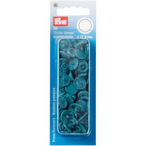 Prym Color Snaps 12.4 mm Black 30pc(Dark Turquoise)