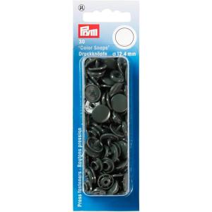 Prym Color Snaps 12.4 mm Black 30pc(Gray)