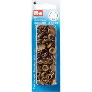 Prym Color Snaps 12.4 mm Gold 30pc(Gold)