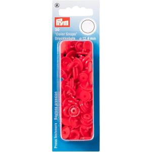 Prym Color Snaps 12.4 mm Gold 30pc(Red)