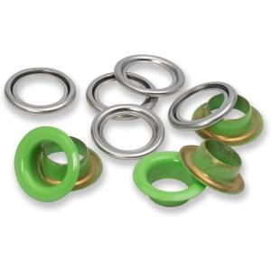 Prym Eyelets with washers 11 mm White 20pc(Light Green)