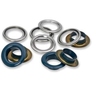 Prym Eyelets with washers 14 mm Mint 15pc(Navy)