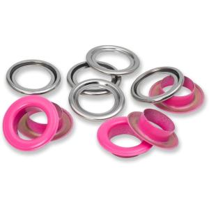 Prym Eyelets with washers 14 mm Mint 15pc(Pink)