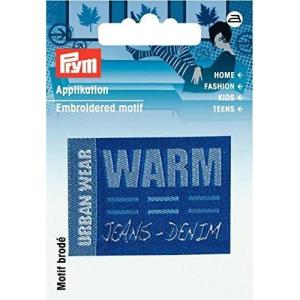 Prym Iron On Embroidered Label Motif Applique Urban Wear Warm – Each