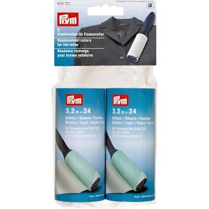 Prym Lint Roller with Replacement Rolls, White