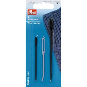 Prym Plastic Wool Needles, Assorted, 3 pc