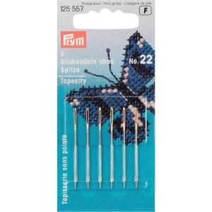Prym Tapestry Needles, No. 18, 6 PC(40 mm Länge x 0 90 mm Stärke)