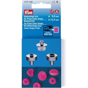 Prym Vario Tools Set Color Snap Removing kit 9-12.4 mm