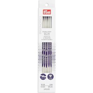 Pyrm Ergonomics 8-Inch Double-Point Knitting Needle, Size 11 (5-Pack)(Size 10)