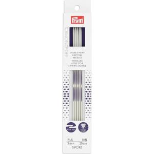 Pyrm Ergonomics 8-Inch Double-Point Knitting Needle, Size 11 (5-Pack)(Size 2)