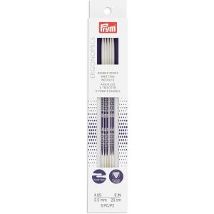 Pyrm Ergonomics 8-Inch Double-Point Knitting Needle, Size 11 (5-Pack)(Size 4)